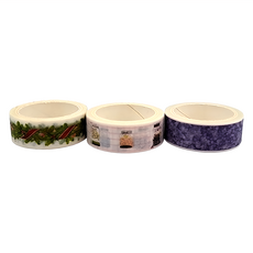 德德小品集 集紙膠帶系列 15mm 5m, B款 多色, 3個