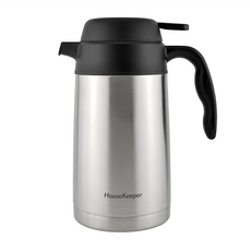 HouseKeeper 妙管家 真空壺 22.7 x 18.2 x 11.5cm, 銀色 + 黑色, 1.2L, 1個