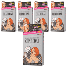 Skinae 黑炭妙鼻貼，含木炭成分，清潔毛孔，收斂緊緻毛孔，獨立包裝, 24片, 5盒