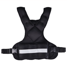 AD-ROCKET 隱形可調式負重背心 5KG 10KG 負重訓練 沙袋 1入, 黑色, 42 x 35cm