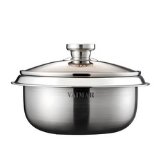 Weimar Hidden Chef IH三層不鏽鋼鍋, 18cm, 單色, 1個