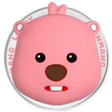 잔망루피 맥세이프 실리콘 스마트톡 마그네틱링 포함 그립톡, 1개