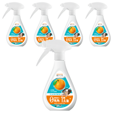 橘子工坊 超濃縮泡沫噴槍型洗碗精, 高滲透清潔, 零死角去油, 380ml, 5瓶