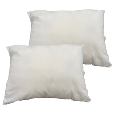 J&N 腰枕心 Set 2個 克重230克, 30 x 43cm, 白色, 1組