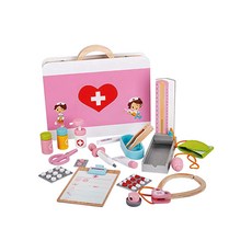 CHING-CHING 親親 醫療箱, 兒童木製玩具, 附手柄, 尺寸30cm x 26cm, 1個