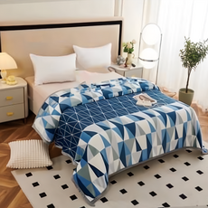 Crocodile 鱷魚 防蟎抗菌抗靜電法蘭絨單層毯 CR-22B 幾何花語, 屬性資訊