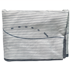 Blue Cat 藍貓 台灣製造銀離子抗菌薄被套, 藍色