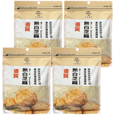 忠良實業 熟白芝麻, 優質增加色澤添風味, 220g, 4包