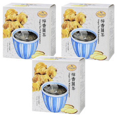 Magnet 曼寧 檸香薑茶 南投名間鄉老薑 口感清新檸檬草, 3g, 15包, 3盒