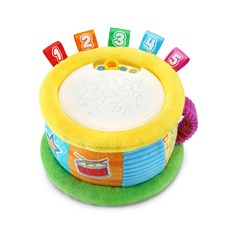 LeapFrog 跳跳蛙 寶寶拍拍鼓 柔軟材質 雙語系統 兒童玩具, 1個, Multicolor