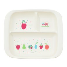 Skater 三格餐盤, 23.5 x 18.6 x 2.9cm, 好餓的毛毛蟲, 1個