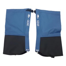 捷華登山綁腿防水套 尼龍材質 防雨雪防沙防塵防風 透氣四季可用, 藍色, M