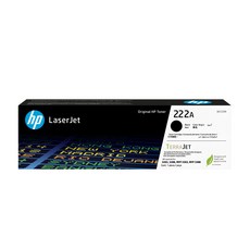 HP 惠普 222A 原廠碳粉匣 W2220A 適用於 LaserJet Pro 系列 列印品質穩定可靠, 黑色, 1入