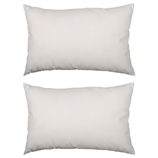 素色純棉枕頭套 2個