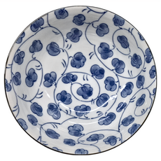 西洞桔梗 7吋井 - 日本製陶瓷碗盤, 1個