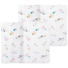 KU.KU Duckbill 酷咕鴨 紗布澡巾, 小繽紛 粉色, 2個