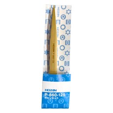 HOZAN 日本寶山 竹鑷子 P-860-125 全長125mm 重量：4g, 竹 淺褐色, 1支