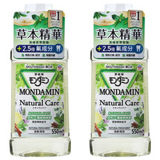 MONDAHMIN 夢納明 草本護理漱口水, 550ml, 2瓶