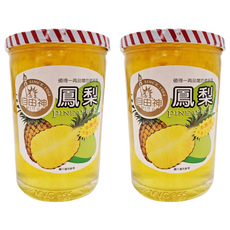 自由神 鳳梨果醬 不含人工色素 台灣原產, 450g, 2罐