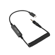 Saramonic 楓笛 UTC-C35 USB Type-C 專用麥克風轉接線 3.5mm轉USB Type-C接頭 輕巧易於攜帶, 1個