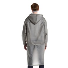 捷華 背包雨衣, L 碼, 環保EVA材料, 背包款, 灰色, 1件