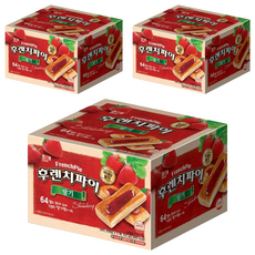 HAITAI 海太 草莓口味法國派，64層酥皮, 512g, 3盒