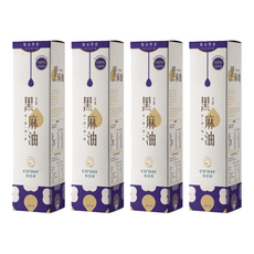 CO'DAY 好日籽 黑麻油, 梅山特產 100%黑芝麻, 500ml, 4瓶