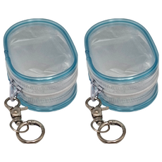 遛娃包吊飾 Set 2 PVC材質 黑色/白色/透明/藍色, 膠囊包/小方包/大橢圓