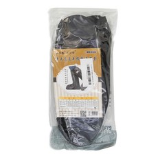 FANCY LIFE 高筒防水雨鞋套, 黑色, 超厚鞋底, 防滑耐磨, 1雙