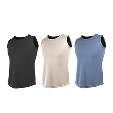 MI MI LEO 台灣製竹炭科技抑菌女背心3件組