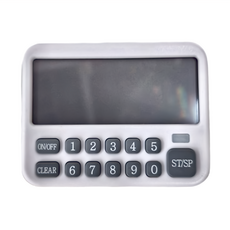 大螢幕可調音量電子計時器，316型，ABS材質，最大9:99:99, CAKN0071A, 1個