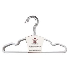 H&K 家居 兒童繽紛防滑衣架 10個一組 29.5x16cm, 灰色, 1組