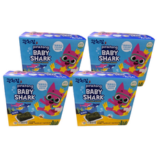 廣川海苔 碰碰狐 純粹原味 無添加鹽 不添加食用油, 無調味, 15g, 4盒