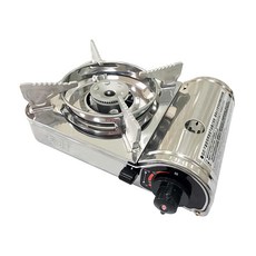 卡旺 B003 攜帶式雙安全卡式爐 2.0kW 內載一體防風 不鏽鋼爐體, 256 x 205 x 100mm, K1-B003SD, 1個