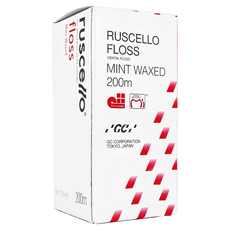GC Ruscello 公司貨 Ruscello Floss 牙線 薄荷含蠟 大, 200m, 1個, 1個