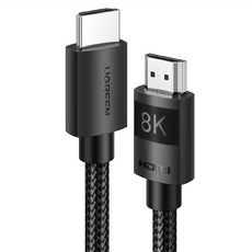 UGREEN 綠聯 8K HDMI傳輸線 HDMI 2.1版 純銅編織款, 1條, 2m