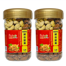 Fungo 芳菓 無調味綜合堅果, 300g, 2罐
