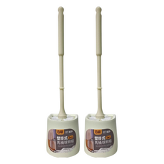 UdiLife 優的生活大師 百研 壁掛式馬桶球刷組 MIT 台灣製造, 顏色隨機, 2組