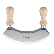 triangle 三角牌 雙刃切碎刀, 14cm, 1支, 櫸木柄