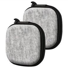 AHOYE EVA防水防壓耳機收納盒 2入組 尺寸: 9*8.5*3.5cm, p01_05243115, 1組, 灰色