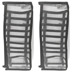 日式簡約設計分隔收納2件組 豎小11格, 透明黑藍, 1組, 32 x 11 x 12.5cm