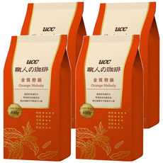 ucc 職人的珈琲 金質橙韻咖啡豆, 咖啡豆(無研磨), 400g, 4包