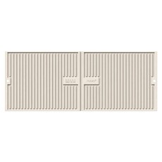 Hubatt 寬幅可折疊乾燥餐具乾燥墊, 牛奶色, 1組, 1層