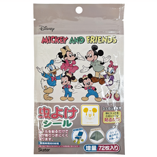 Skater 精油驅蟲貼片 MICKEY AND FRIENDS 72片, 1包