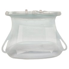 ZEN ZHOU 仁舟淨塑 矽密袋2.0 1500ml 雪酪白, 1個