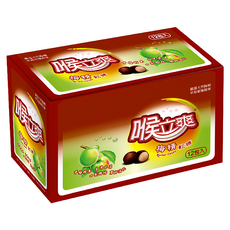 喉立爽 爽喉軟糖 夾鏈包 梅精口味 12個, 360g, 1組