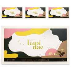 hapidae 蜜烏龍白巧克力, 小量包裝 方便攜帶, 120g, 4盒