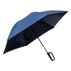 tin.o.o 好傘王 自動傘系 6骨環扣反向傘 黑膠布款