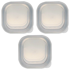 日本ECHO 不鏽鋼保鮮盒 方形附蓋, 3個, 10 x 10cm