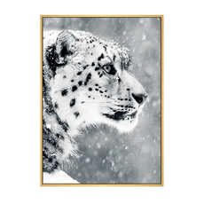 堅持 雪豹 掛畫, 木色